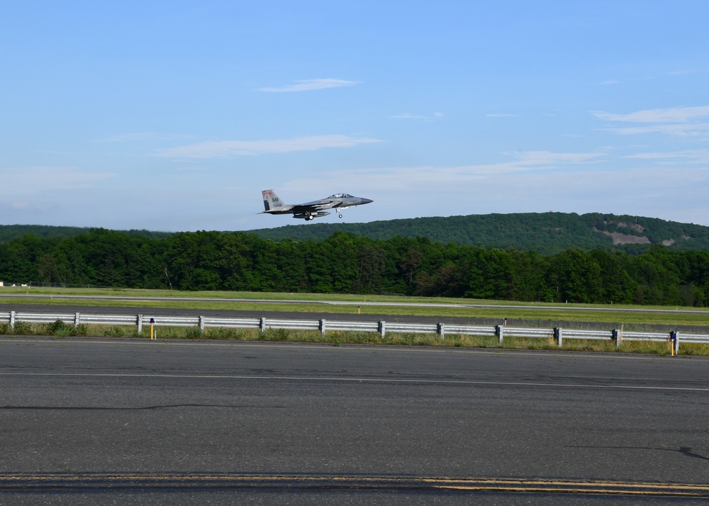 104th Fighter Wing Commander has F15 incentive flight