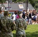 Texas Army National Guard Soldiers watch a peaceful protest in Baytown, TX
