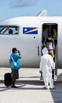 Lost RMI Fishermen Return to USAG-KA After 42 Days Of Survival On Pacific