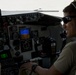 A U.S. Air Force KC-135 aircrew assigned to the 28th Expeditionary Air Refueling Squadron conducts an aerial refueling mission