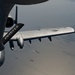 A U.S. Air Force KC-135 aircrew assigned to the 28th Expeditionary Air Refueling Squadron conducts an aerial refueling mission