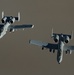 A U.S. Air Force KC-135 aircrew assigned to the 28th Expeditionary Air Refueling Squadron conducts an aerial refueling mission