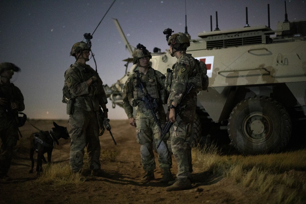 DVIDS - Images - Coalition Night Live Fire at Al Asad Air Base [Image ...