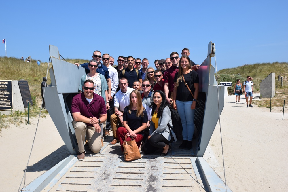 Inside a Higgins Boat during the 75th D-Day Anniversary