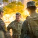 General Joseph Lengyel visits with troops from Task Force Indiana
