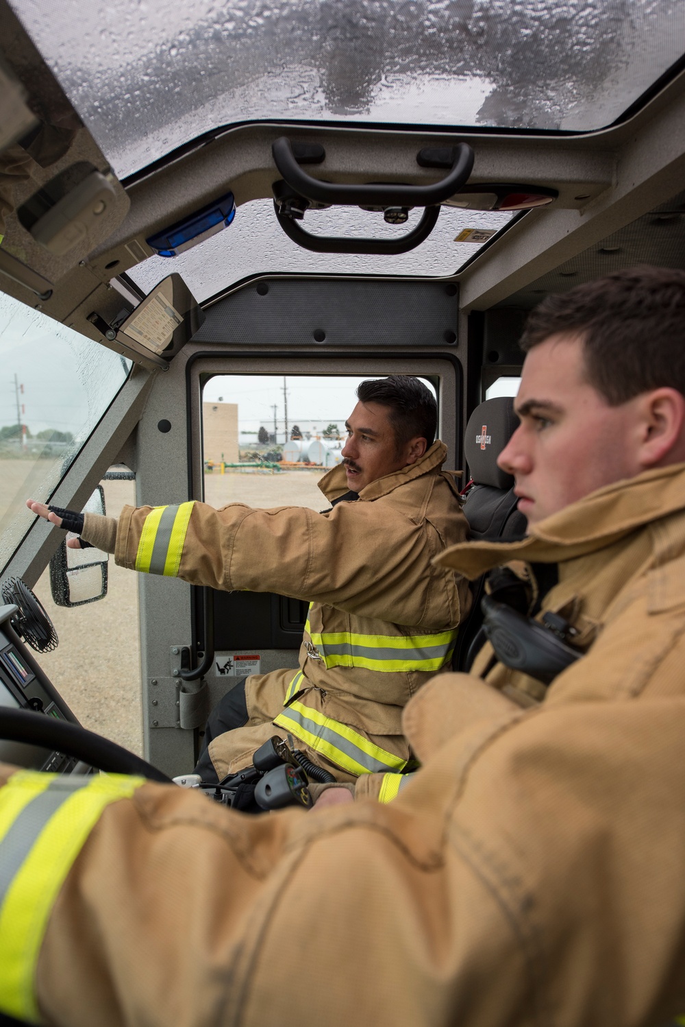 Gowen Field Aircraft Fire Exercise