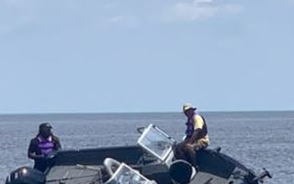 Coast Guard, Sea Tow rescue 3 from aground vessel on Georgetown jetties