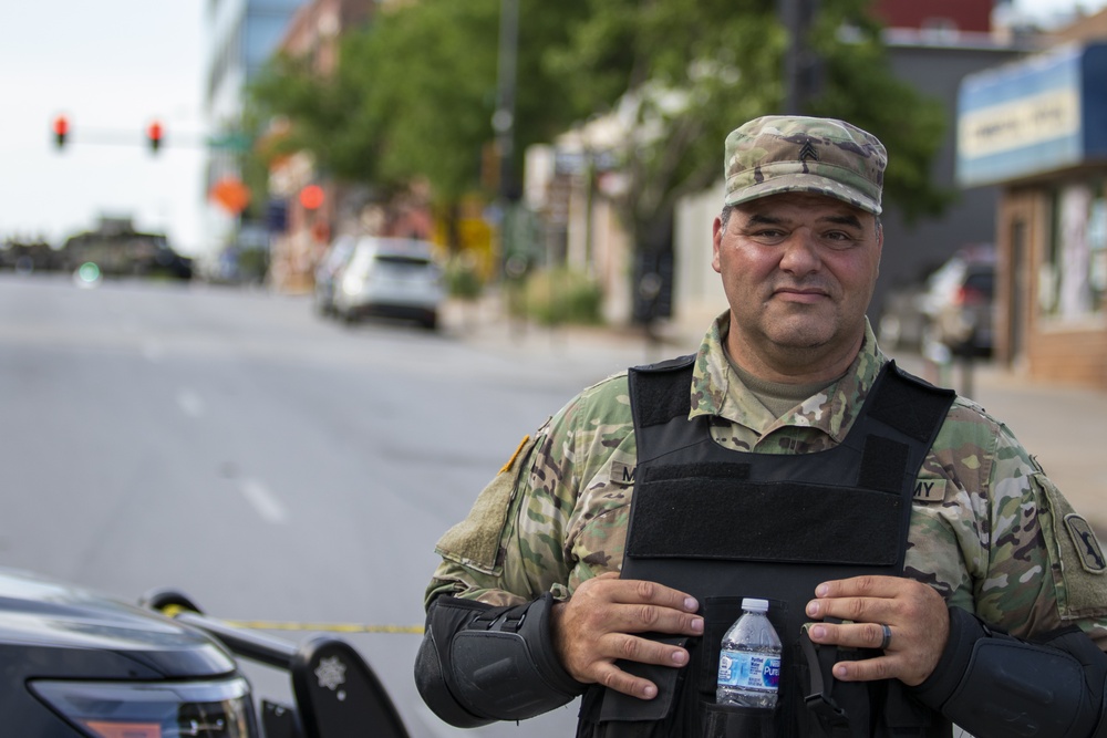 Nebraska National Guard supports local law enforcement in Omaha