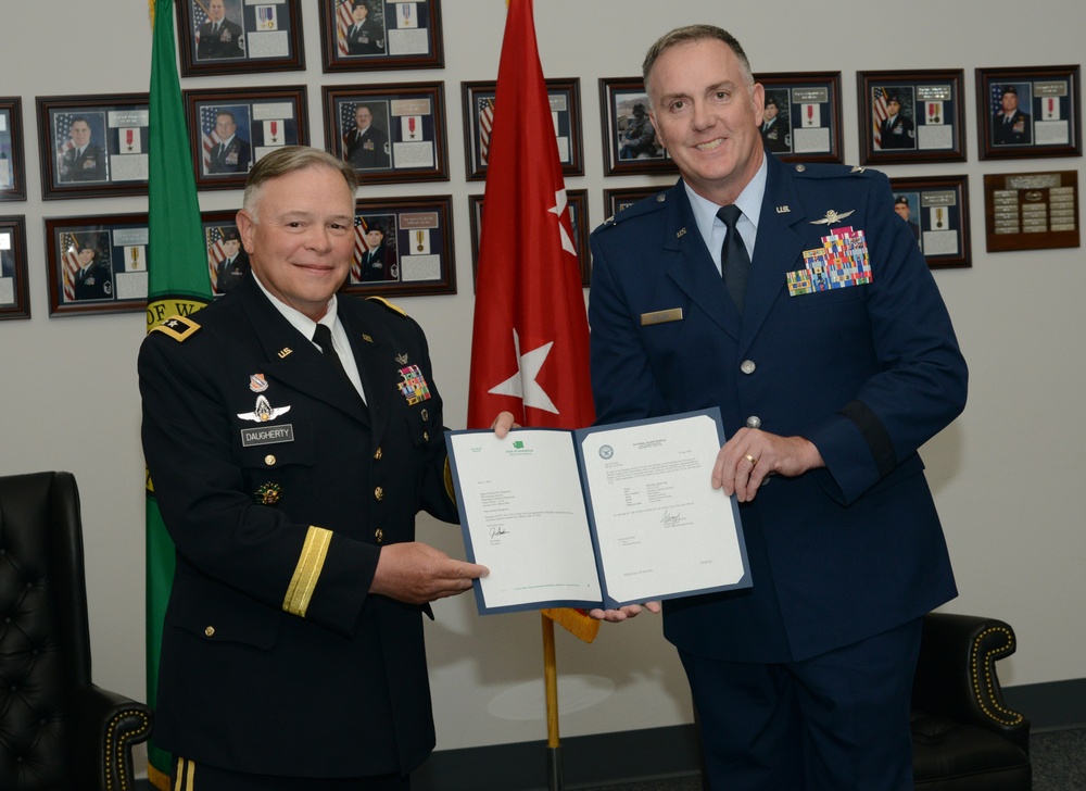 Washington Air National Guard Commander Col. Gent Welsh Jr., is promoted to Brigadier General