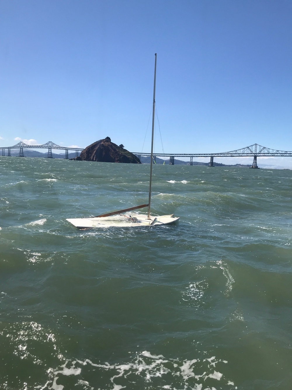 Coast Guard rescues 2 people from sinking sailboat near Richmond
