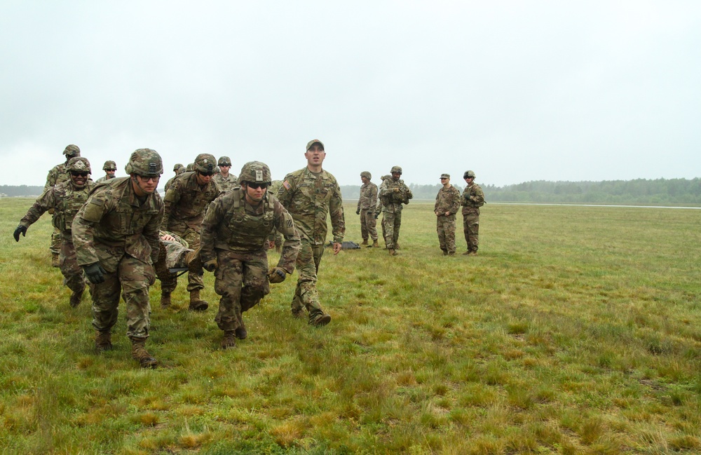 3rd Infantry Division Soldiers participate in MEDEVAC exercise