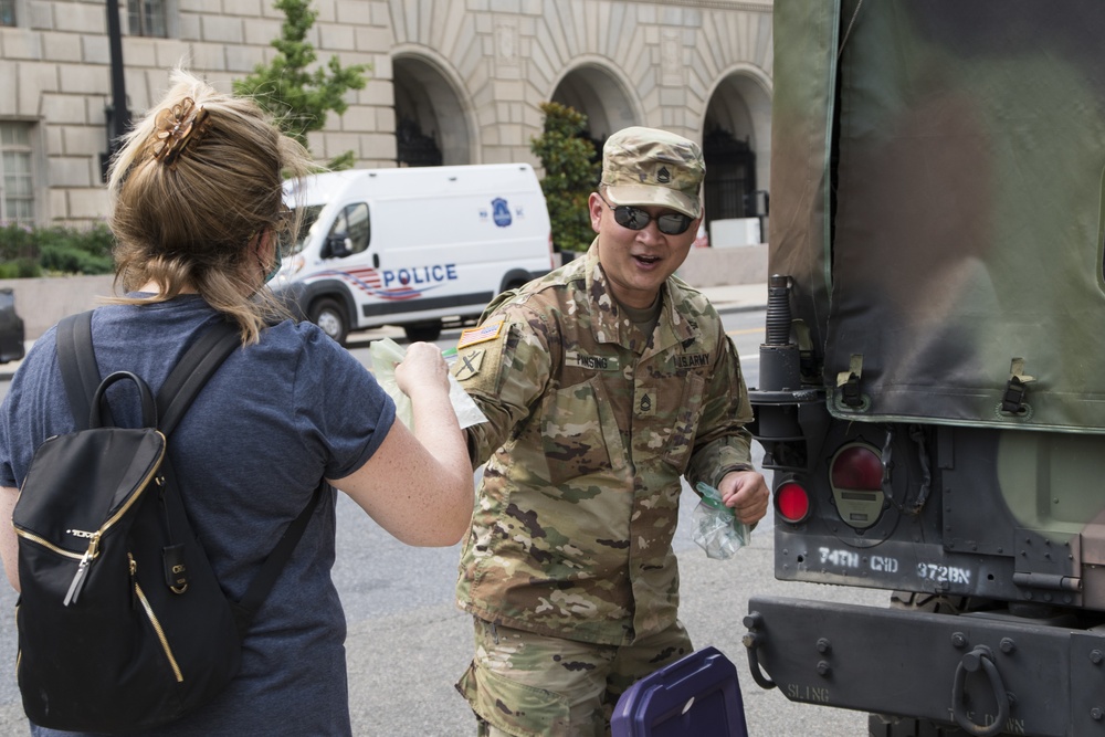 South Carolina National Guard supports District of Columbia National Guard during protest response