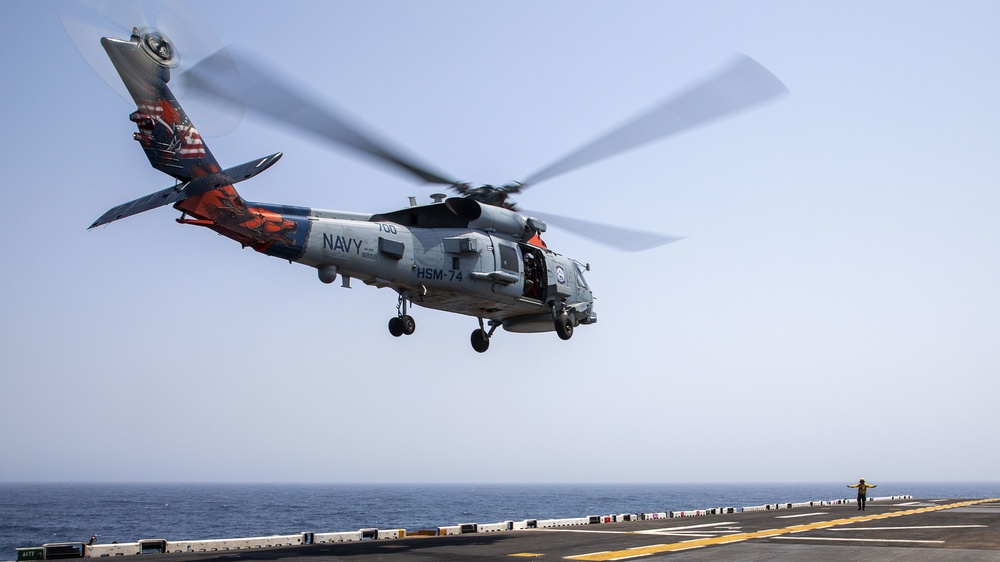 Flight Operations USS Bataan (LHD 5)