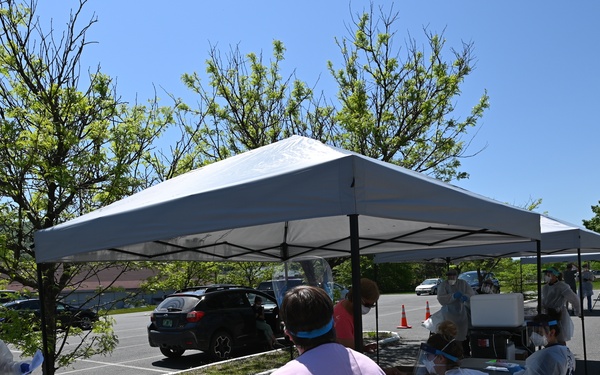 15th CST and Community Partners Conduct COVID-19 Testing in Brattleboro