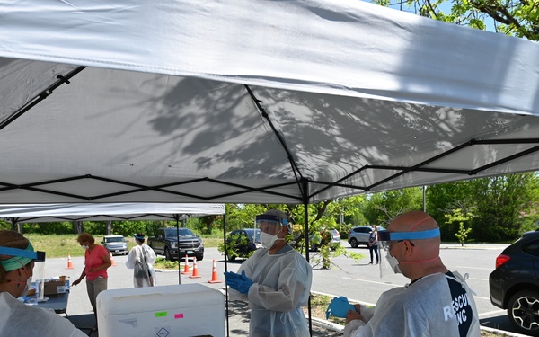 15th CST and Community Partners Conduct COVID-19 Testing in Brattleboro