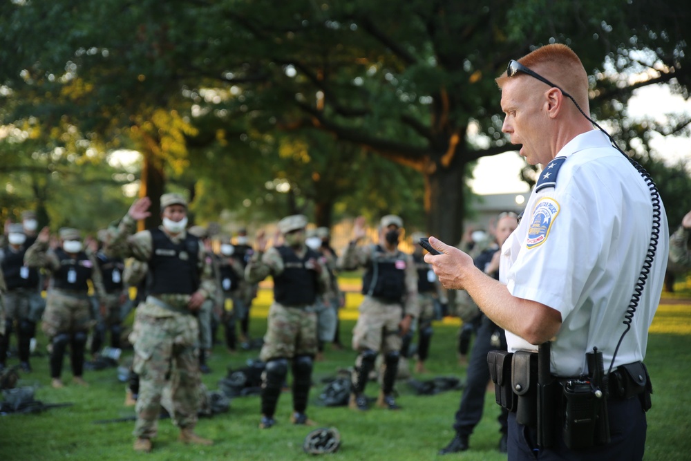 District of Columbia National Guard offers support to community during civil unrest