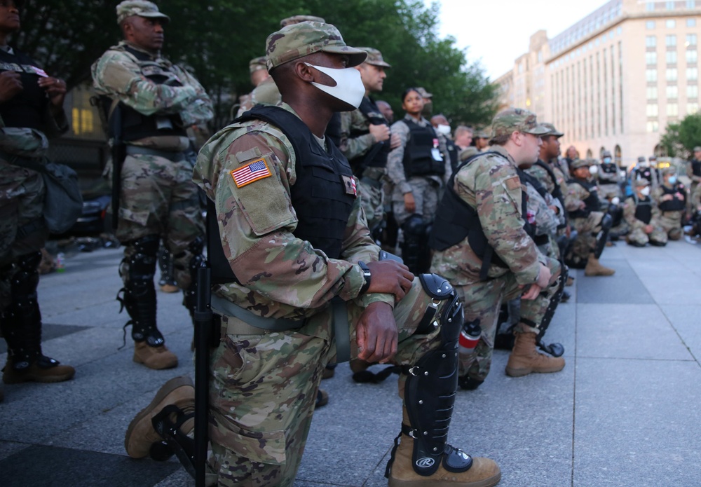 District of Columbia National Guard offers support to community during civil unrest