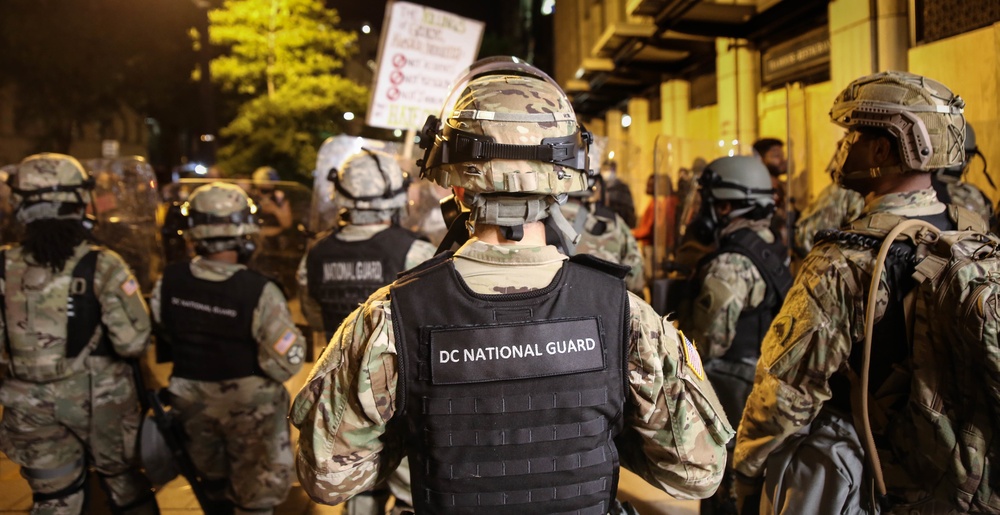 District of Columbia National Guard offers support to community during civil unrest