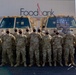 Soldiers transport donated groceries