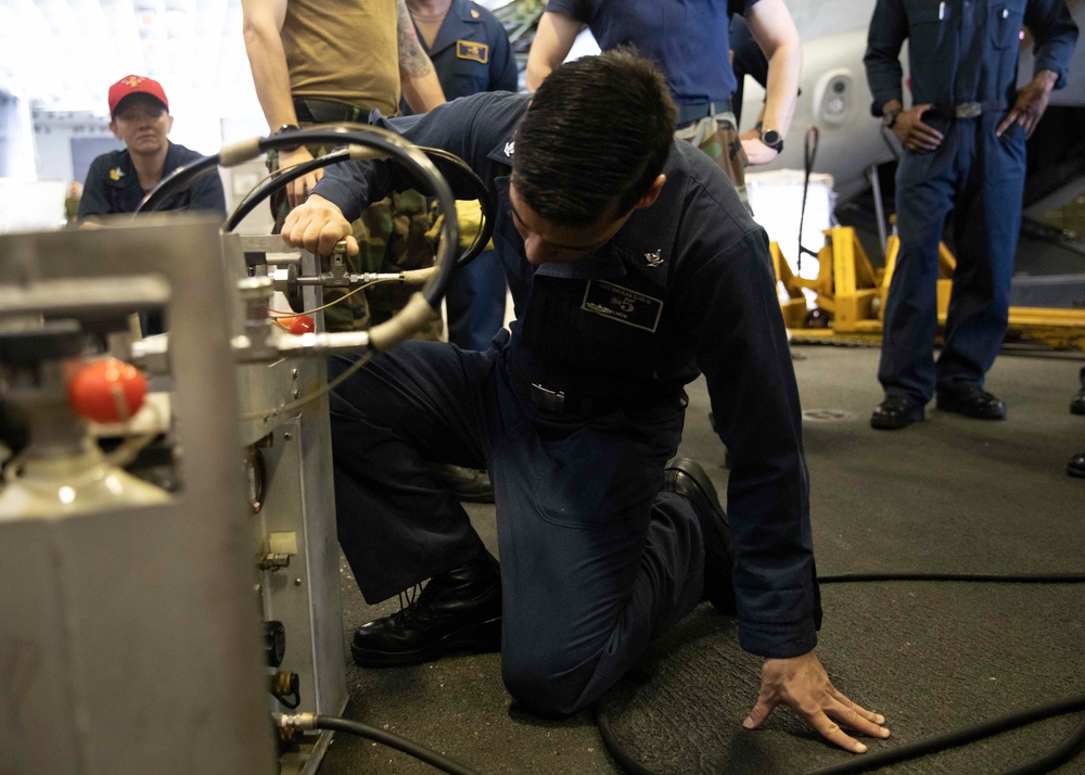 USS Bataan (LHD 5) Damage Control Training
