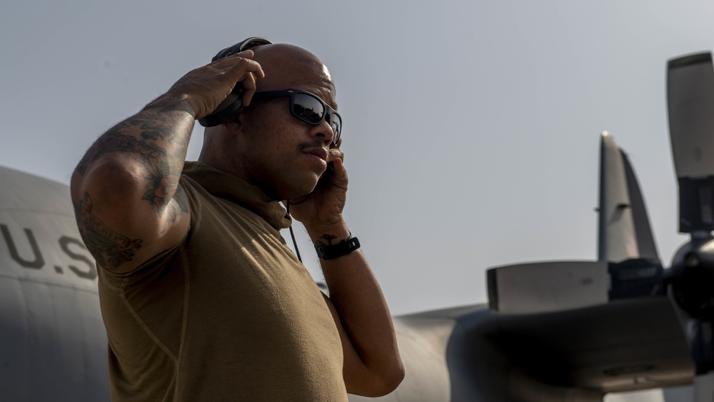ASAB Airmen prepare to launch C-130