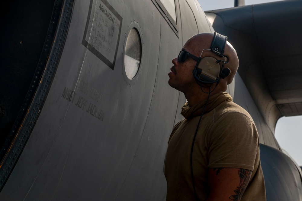 ASAB Airmen prepare to launch C-130
