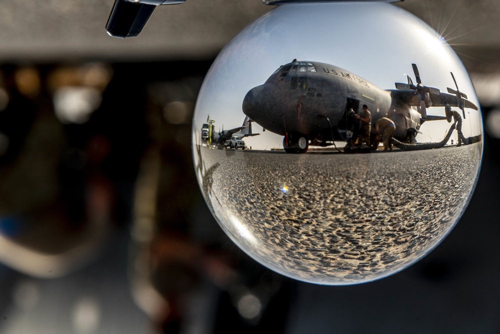 ASAB Airmen prepare to launch C-130