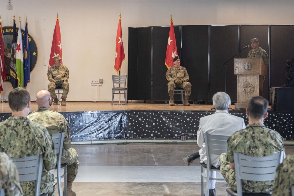 CJTF-HOA holds change of command ceremony