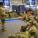 TXARNG Soldiers stand ready at the rally in Angelton, Texas