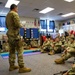 TXARNG Soldiers stand ready at the rally in Angelton, Texas