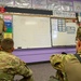 TXARNG Soldiers stand ready at the rally in Angelton, Texas