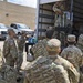 TXARNG Soldiers stand ready at the rally in Angelton, Texas