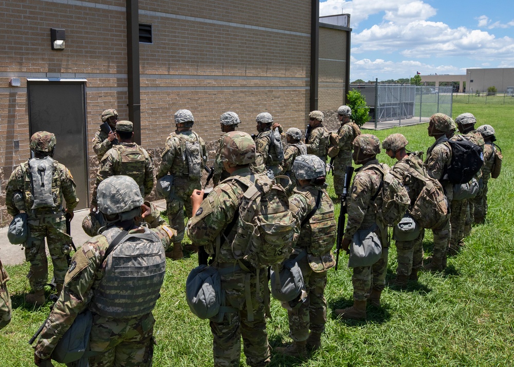 TXARNG Soldiers prepare to support law enforcement during Cleveland, Texas protests
