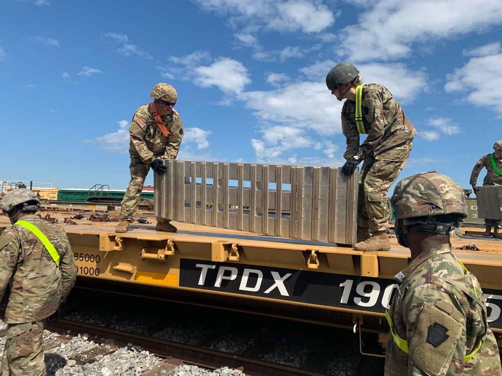 Rail operations prior to deployment