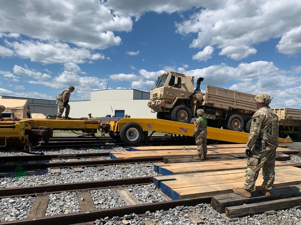 Rail operations prior to deployment