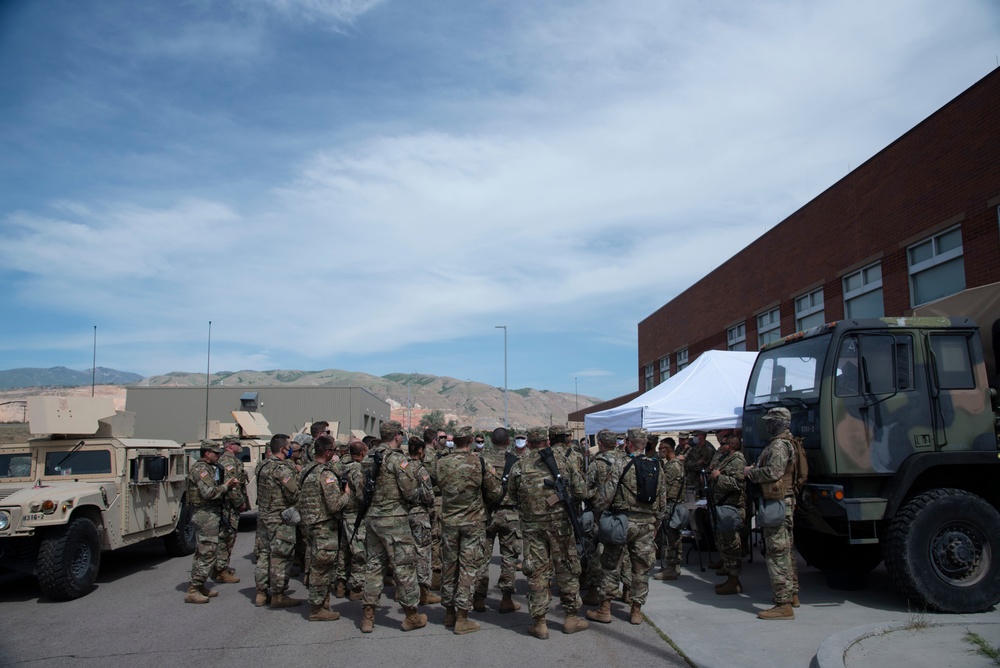 Utah National Guard supports civil authorities during protests