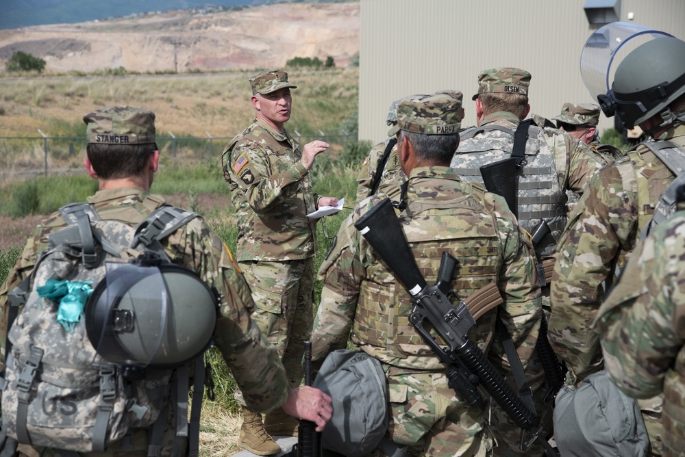 Utah National Guard supports civil authorities during protests