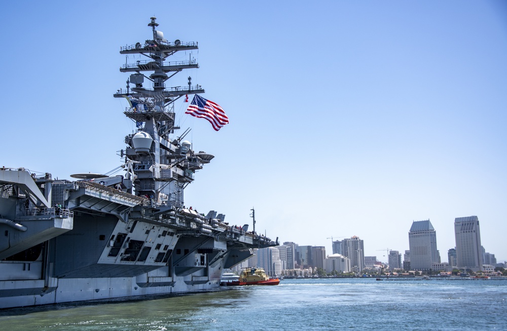 USS Nimitz Departs for Deployment