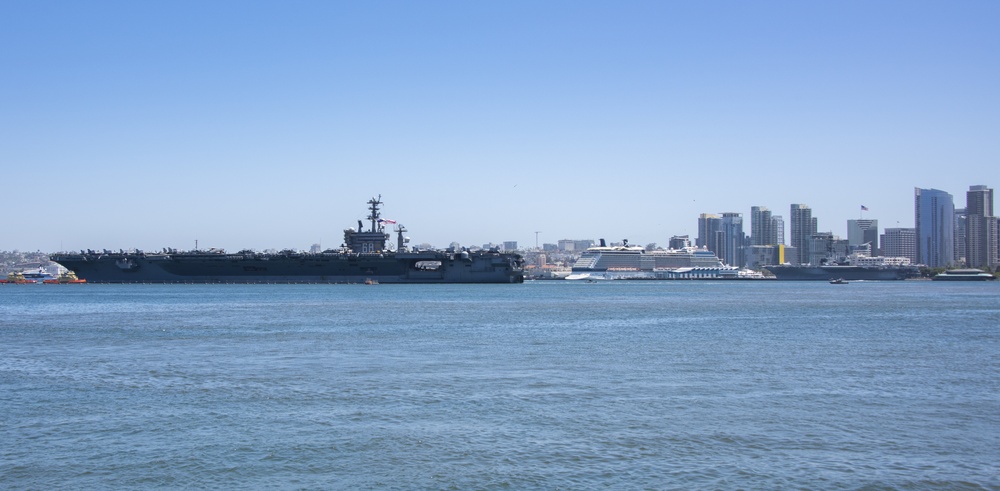 USS Nimitz Departs for Deployment