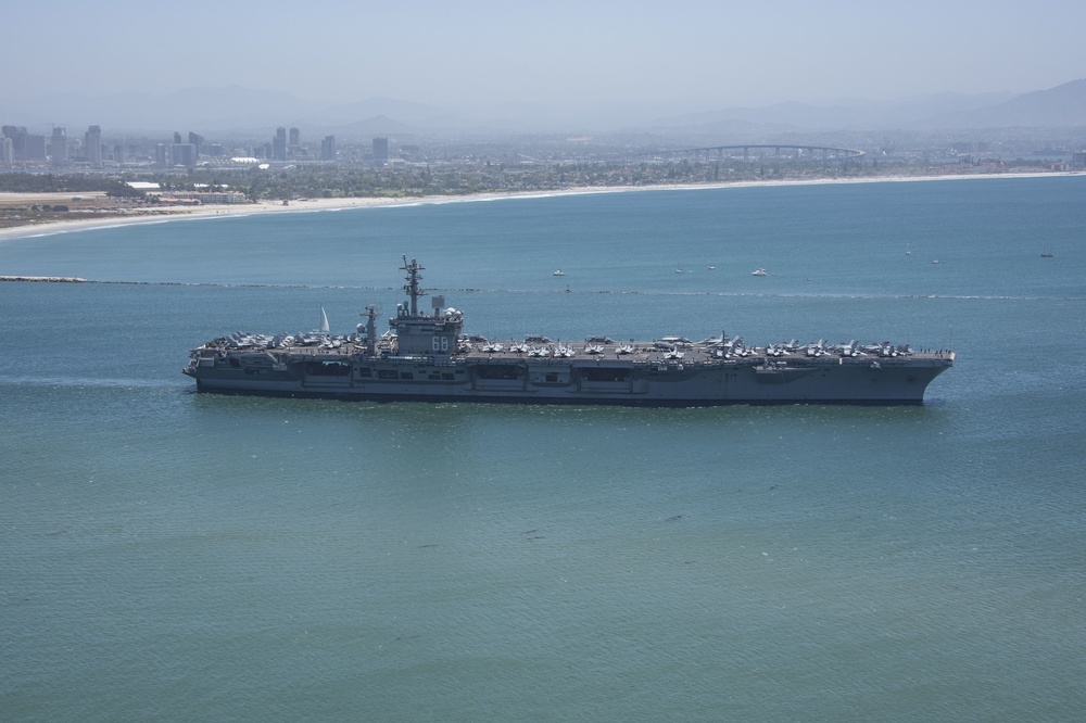 USS Nimitz Departs for Deployment