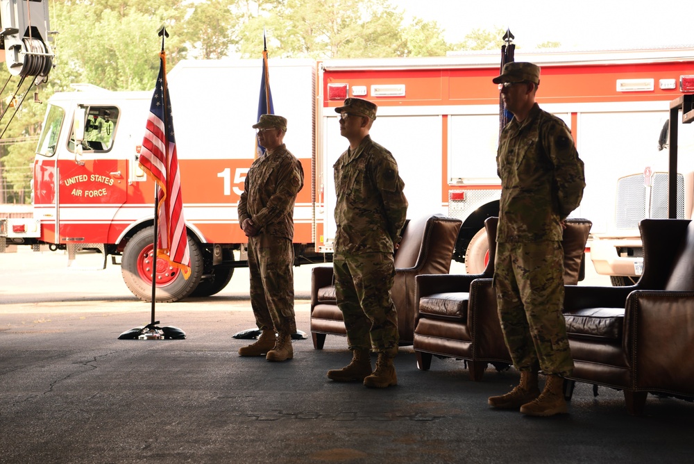 Johnson takes command of 14th CES