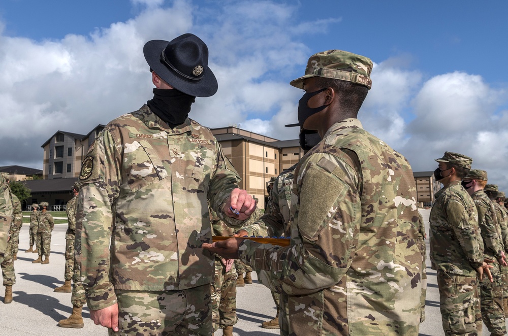 U.S. Air Force Basic Military Training Graduation and Coining Ceremony
