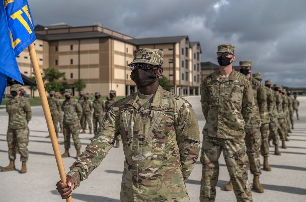 U.S. Air Force Basic Military Training Graduation and Coining Ceremony