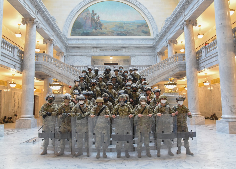 Utah National Guard supports civil authorities during protests