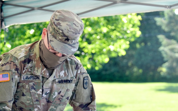 Michigan Guard conducts COVID testing in Sturgis &amp; Battle Creek, MI
