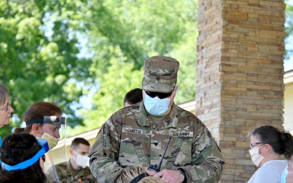 Michigan Guard conducts COVID testing in Sturgis &amp; Battle Creek, MI