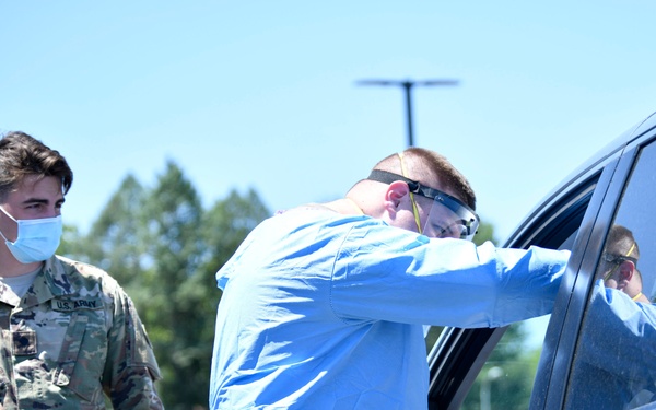 Michigan Guard conducts COVID testing in Sturgis &amp; Battle Creek, MI