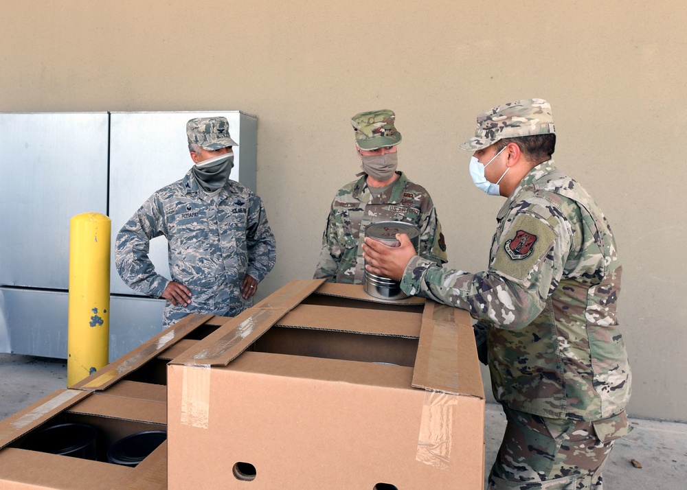 149th Fighter Wing leadership checks on Airmen deployed for COVID-19 response