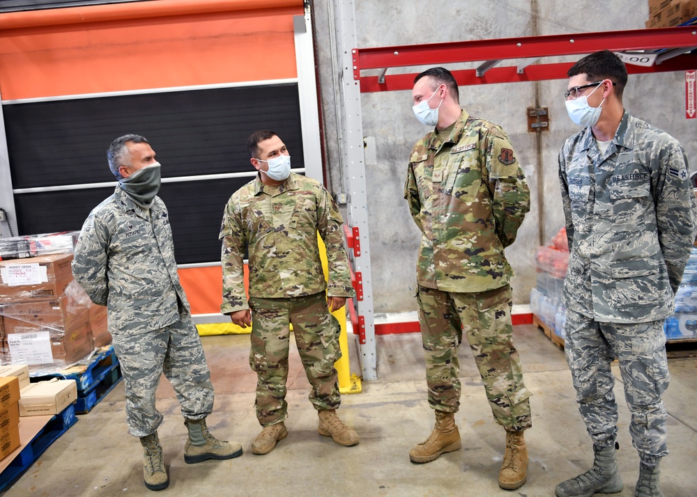 149th Fighter Wing leadership checks on Airmen deployed for COVID-19 response