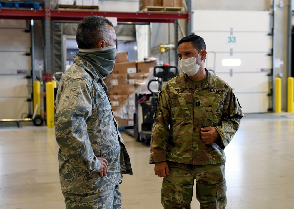 149th Fighter Wing leadership checks on Airmen deployed for COVID-19 response